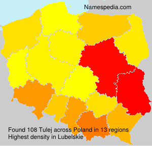 Surname Tulej in Poland Surname Tulej in Poland