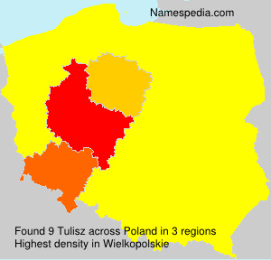 Surname Tulisz in Poland Surname Tulisz in Poland