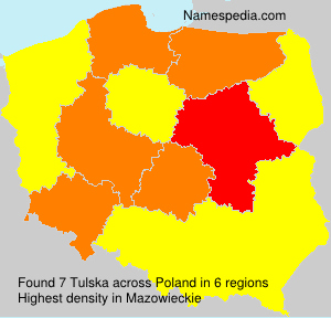 Surname Tulska in Poland Surname Tulska in Poland