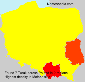 Surname Turak in Poland Surname Turak in Poland