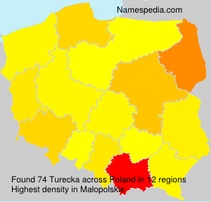 Surname Turecka in Poland Surname Turecka in Poland