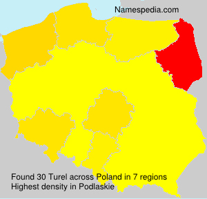 Surname Turel in Poland Surname Turel in Poland
