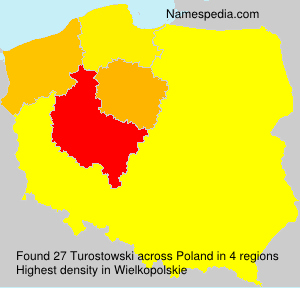 Surname Turostowski in Poland Surname Turostowski in Poland