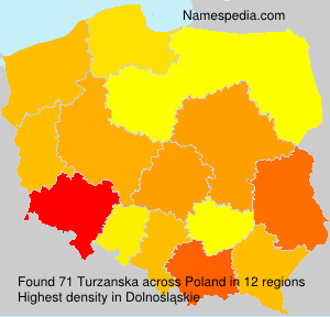 Surname Turzanska in Poland Surname Turzanska in Poland