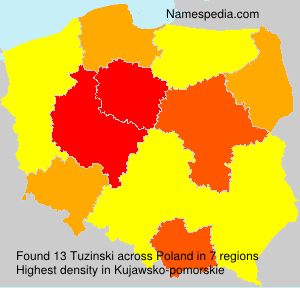 Surname Tuzinski in Poland Surname Tuzinski in Poland