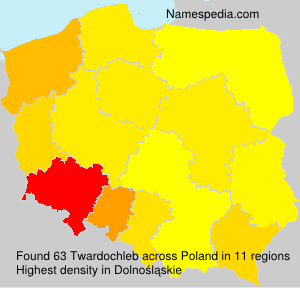 Surname Twardochleb in Poland Surname Twardochleb in Poland