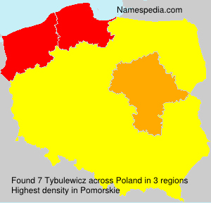 Surname Tybulewicz in Poland Surname Tybulewicz in Poland
