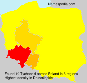 Surname Tychanski in Poland Surname Tychanski in Poland