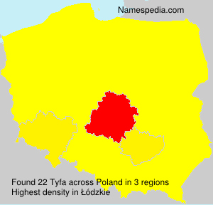 Surname Tyfa in Poland Surname Tyfa in Poland