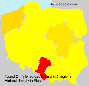 Surname Tyfel in Poland Surname Tyfel in Poland