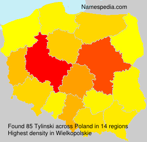 Surname Tylinski in Poland Surname Tylinski in Poland
