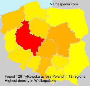 Surname Tylkowska in Poland Surname Tylkowska in Poland