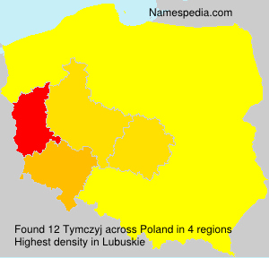 Surname Tymczyj in Poland Surname Tymczyj in Poland