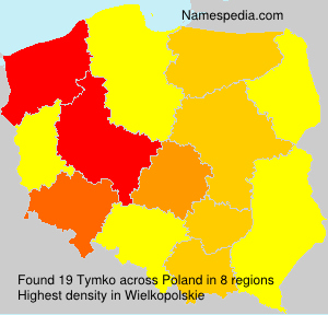 Surname Tymko in Poland Surname Tymko in Poland