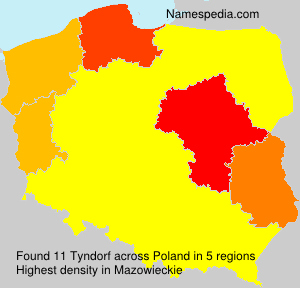 Surname Tyndorf in Poland Surname Tyndorf in Poland