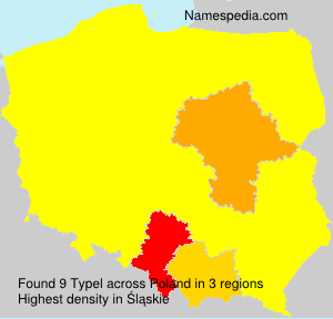 Surname Typel in Poland Surname Typel in Poland