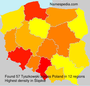 Surname Tyszkowski in Poland Surname Tyszkowski in Poland