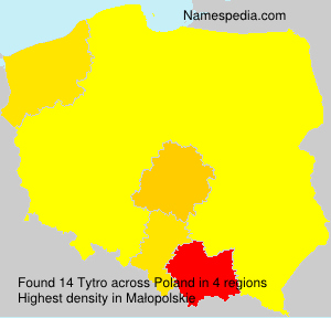 Surname Tytro in Poland Surname Tytro in Poland