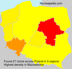 Surname Uchal in Poland Surname Uchal in Poland
