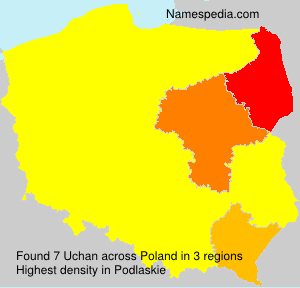Surname Uchan in Poland