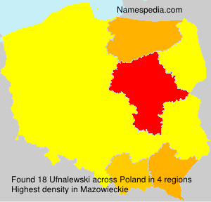 Surname Ufnalewski in Poland Surname Ufnalewski in Poland
