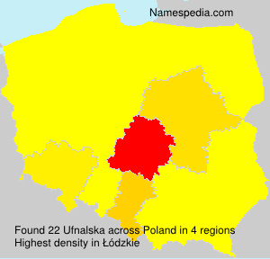 Surname Ufnalska in Poland Surname Ufnalska in Poland