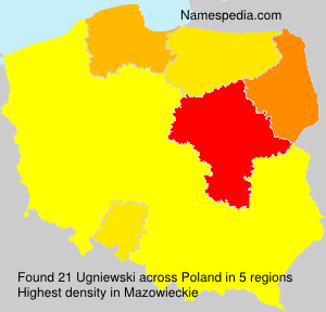 Surname Ugniewski in Poland Surname Ugniewski in Poland