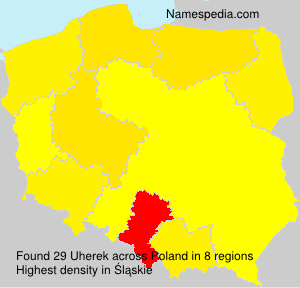 Surname Uherek in Poland Surname Uherek in Poland