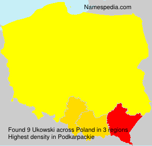 Surname Ukowski in Poland