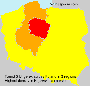 Surname Ungerek in Poland