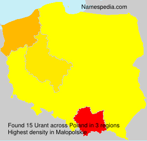 Surname Urant in Poland Surname Urant in Poland