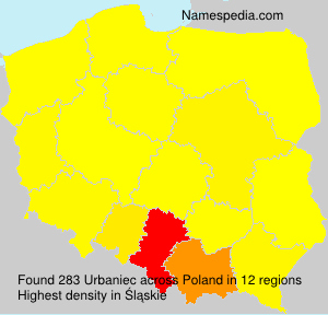 Surname Urbaniec in Poland Surname Urbaniec in Poland