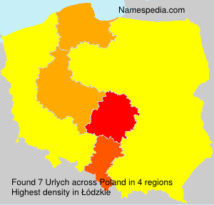 Surname Urlych in Poland