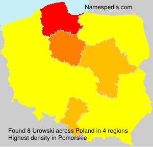 Surname Urowski in Poland Surname Urowski in Poland