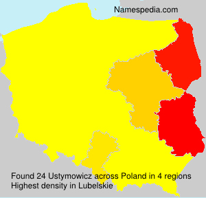 Surname Ustymowicz in Poland Surname Ustymowicz in Poland