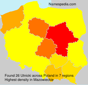 Surname Utnicki in Poland Surname Utnicki in Poland