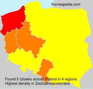 Surname Utowko in Poland Surname Utowko in Poland