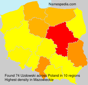 Surname Uzdowski in Poland Surname Uzdowski in Poland