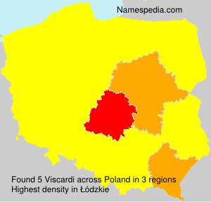 Surname Viscardi in Poland Surname Viscardi in Poland