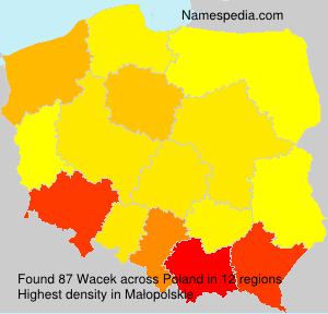 Surname Wacek in Poland Surname Wacek in Poland