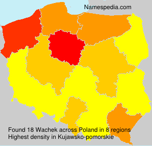 Surname Wachek in Poland Surname Wachek in Poland