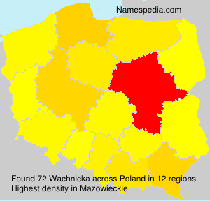 Surname Wachnicka in Poland Surname Wachnicka in Poland