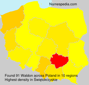 Surname Waldon in Poland Surname Waldon in Poland