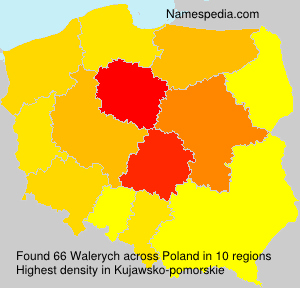 Surname Walerych in Poland Surname Walerych in Poland