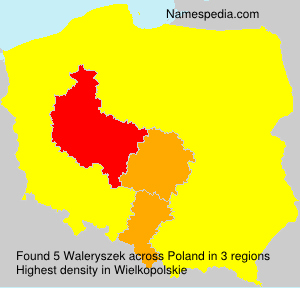 Surname Waleryszek in Poland Surname Waleryszek in Poland