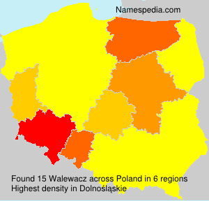 Surname Walewacz in Poland Surname Walewacz in Poland