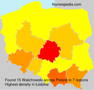Surname Walichowski in Poland Surname Walichowski in Poland