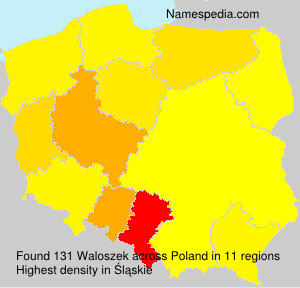 Surname Waloszek in Poland Surname Waloszek in Poland