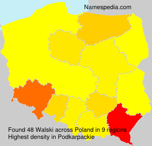 Surname Walski in Poland Surname Walski in Poland