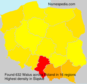 Surname Walus in Poland Surname Walus in Poland